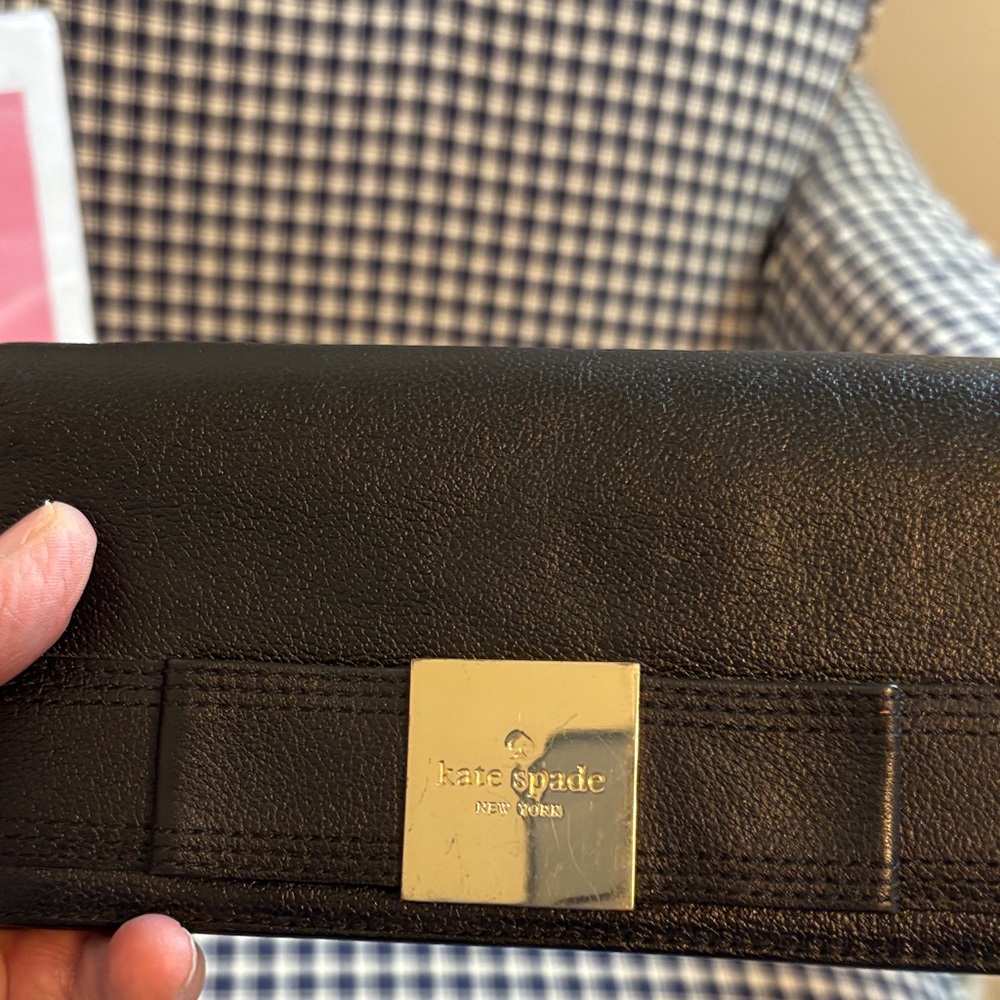 Kate Spade Black Leather Wallet - Picture 7 of 10